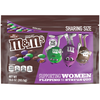  M&M'S Peanut Milk Chocolate, Sharing Size, 10.05 oz Resealable  Bag : Grocery & Gourmet Food