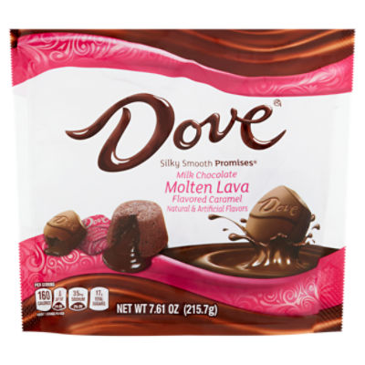 Dove Promises Silky Smooth Molten Lava Flavored Caramel Milk Chocolate