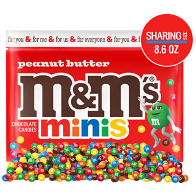 M&M'S Minis Peanut Butter Chocolate Candy Bag