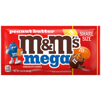 M&M'S Mega Peanut Butter Chocolate Candy