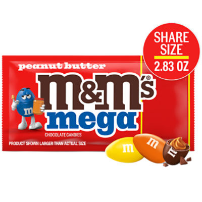 M&M'S Mega Peanut Butter Chocolate Candy
