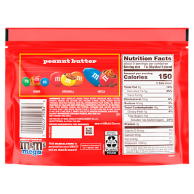 M&MS MEGA PB SHRSZ SUP 8.6OZ - The Fresh Grocer