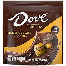 DOVE PROMISES Milk Chocolate & Caramel Candy, 6.74 Ounce