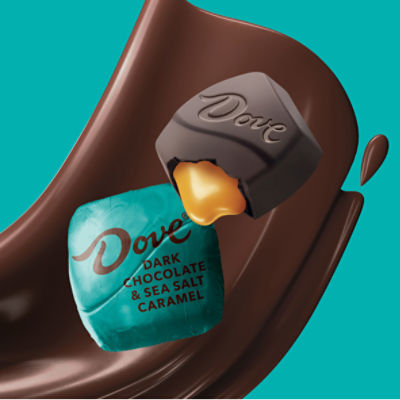 Dove Promises Sea Salt And Caramel Dark Chocolate Candy, 7.61 Oz Bag Image 3 of 7