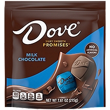 DOVE PROMISES MILK CHOCOLAE STAND UP POUCH 7.61 OUNCES EACH