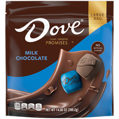 DOVE PROMISES MILK CHOCOLATE STAND UP POUCH 14.08 OUNCES PER BAG, 14.08 Ounce