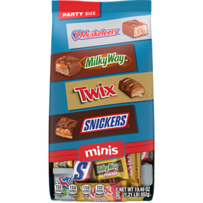 SNICKERS, TWIX & More Minis Chocolate Candy Bars