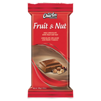 Charles Milk Chocolate with Fruit and Nut, 3.81 oz