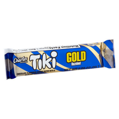 Charles Tiki Gold Hazelnut Chocolates, 1.05 oz