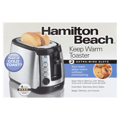 Hamilton Beach Good Thinking Keep Warm Toaster