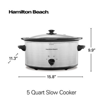Hamilton Beach 5 Quart Capacity Slow Cooker