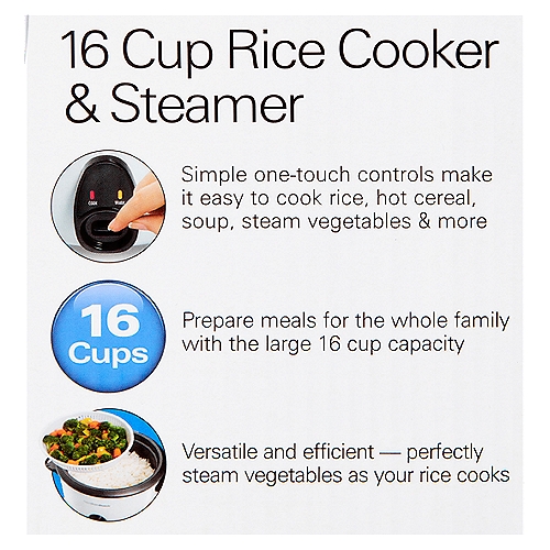 Hamilton Beach 16 Cup Rice Cooker & Steamer