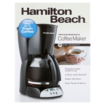 Hamilton Beach 12 Cup Programmable Coffee Maker with Cone Filter