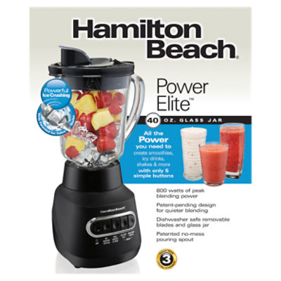 Hamilton Beach Power Elite Multi-Function Blender with Mess Free