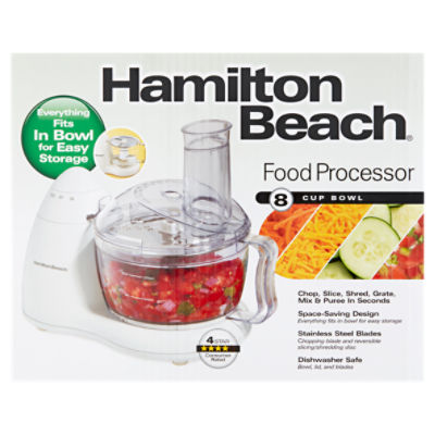 Hamilton Beach 8 Cup Bowl Food Processor, Food Processors, Furniture &  Appliances