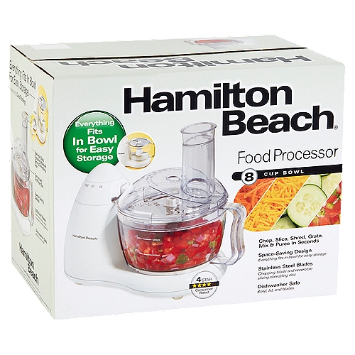 Hamilton Beach 8 Cup Bowl Food Processor