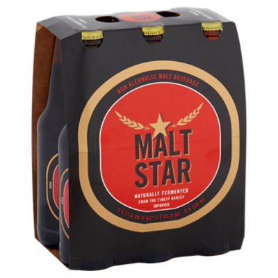 Malt Star Non-Alcoholic Beer, 66 fl oz