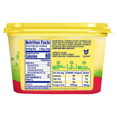 I Can't Believe It's Not Butter! The Original 45% Vegetable Oil Spread, 15  oz - The Fresh Grocer