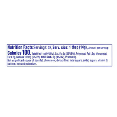 I Can't Believe It's Not Butter! Salted 79% Plant-Based Oil Spread, 4 count, 16 oz