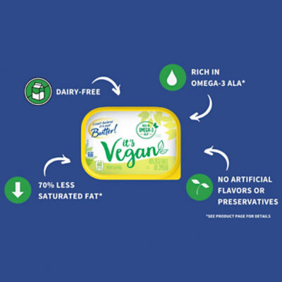 I Can't Believe It's Not Butter! It's Vegan 45% Vegetable Oil Spread, 15 oz