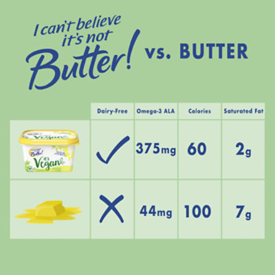 I Can't Believe It's Not Butter! It's Vegan 45% Vegetable Oil Spread, 15 oz