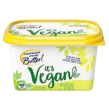 I Can't Believe It's Not Butter! 45% Vegetable Oil Vegan Spread, 15 oz, 15 Ounce