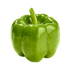 Green Bell Pepper, 1 ct, 6 oz, 6 Ounce