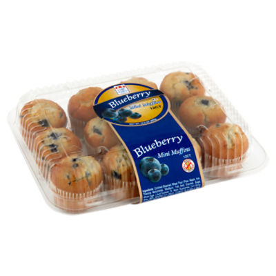 Café Valley Bakery Blueberry Mini Muffins, 12 count, 10.5 oz