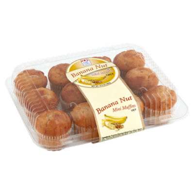 Café Valley Bakery Banana Nut Mini Muffins, 12 count, 10.5 oz