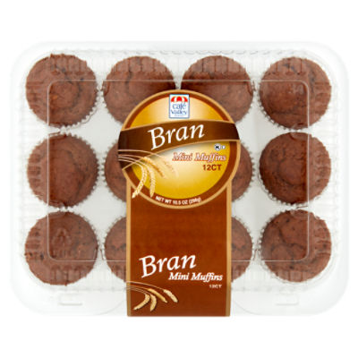 Café Valley Bakery Bran Mini Muffins, 12 count, 10.5 oz
