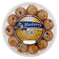 Café Valley Bakery Blueberry Mini Muffins, 24 count, 21 oz, 21 Ounce