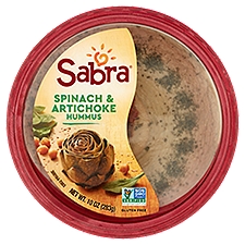 Sabra Spinach & Artichoke Hummus, 10 Ounce