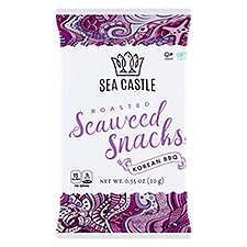 Sea Castle Roasted Korean BBQ Seaweed Snacks, 0.35 oz