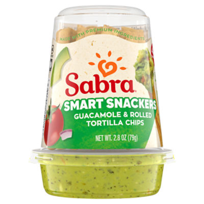 Sabra Snackers Classic Guacamole with Tortilla Chips Snack Pack, 2.8 oz
