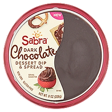 Sabra Dessert Dip & Spread Dark Chocolate, 8 Ounce
