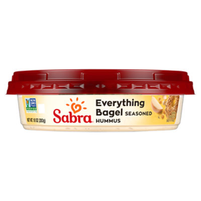 Sabra Everything Bagel Seasoned Hummus, 10 oz