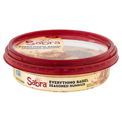 Sabra Everything Bagel Seasoned Hummus, 10 oz