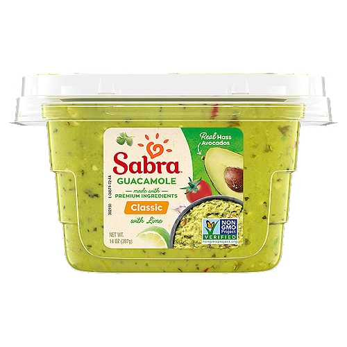 Sabra Classic with Lime Guacamole, 14 oz