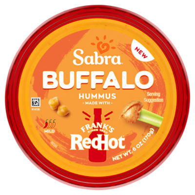 Sabra RedHot Buffalo Hummus, 6 oz