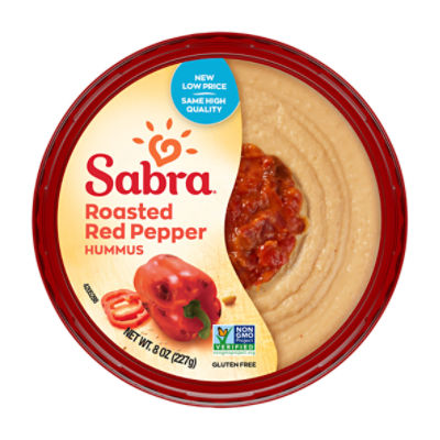 Sabra Roasted Red Pepper Hummus, 8 oz
