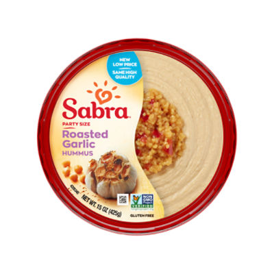 Sabra Roasted Garlic Hummus, 15 oz