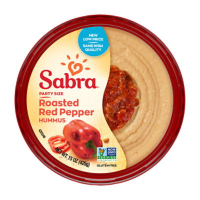 Sabra Roasted Red Pepper Hummus, 15 oz