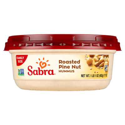Sabra Roasted Pine Nut Hummus Family Size, 1 lb 1 oz