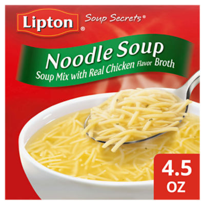 Lipton Soup Secrets Instant Soup Mix Noodle 4.5 oz, 2 ct