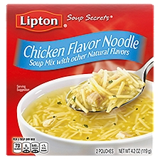 Lipton Soup Secrets Chicken Noodle Instant Soup Mix, 4.2 Ounce
