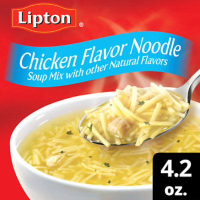 Lipton Soup Secret Chicken Flavor Noodle Soup Mix, 2 count, 4.2 oz, 4.2 Ounce