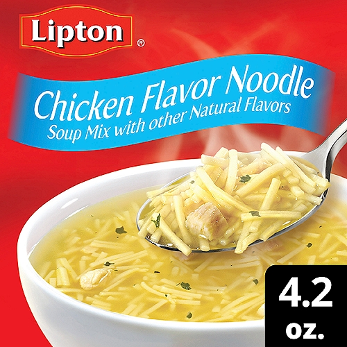 Lipton Soup Secret Chicken Flavor Noodle Soup Mix, 2 count, 4.2 oz