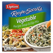 Lipton Recipe Secrets Vegetable Soup and Dip Mix, 1.8 Ounce