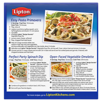 Lipton Recipe Secrets Onion Dry Soup and Dip Mix, 2 oz, 2 Pack 