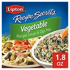 Lipton Recipe Secrets Vegetable, Recipe Soup & Dip Mix, 1.8 Ounce